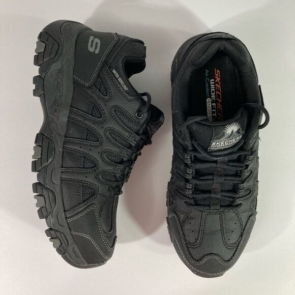 Skechers Terrabite Dellga 51847W Men’s 8 Black Trail Hiking Shoes Wide - Picture 2 of 8